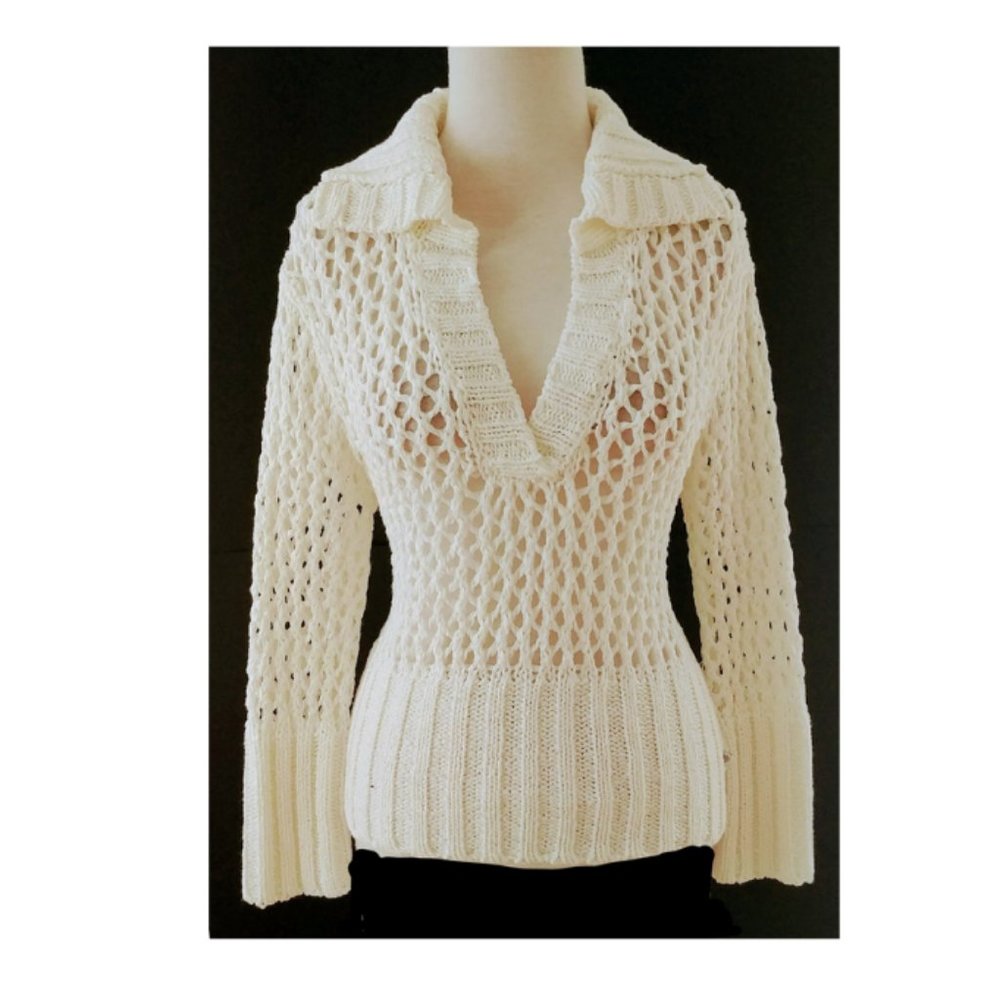 Ivory knit sweater